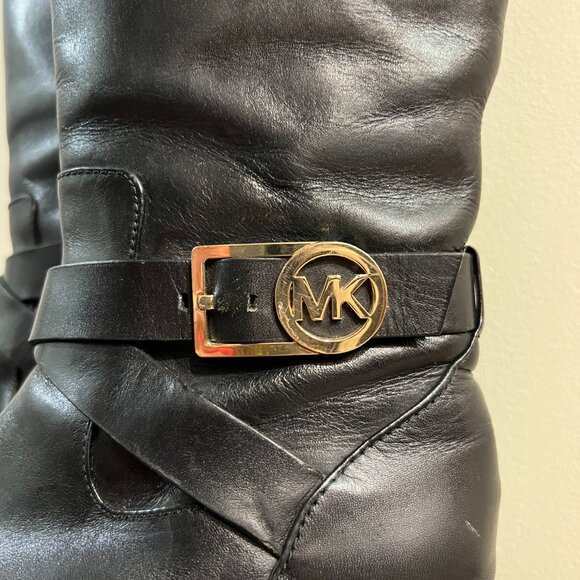 Michael Kors Leather Knee-High Boots (Size 5.5) - Picture 7 of 8